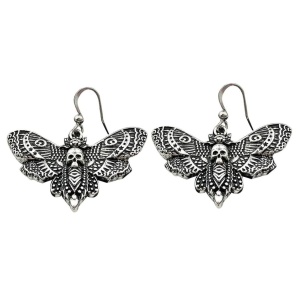 Skull Moth Ohrringe