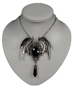 Gothic Kette und Brosche