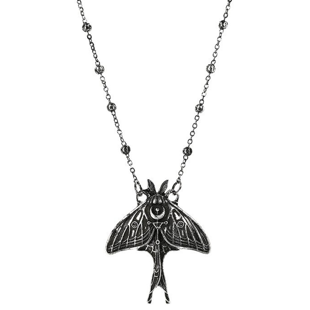 Halskette Moon Moth - Restyle Ketten - Gothic Onlineshop - Gothic Punk