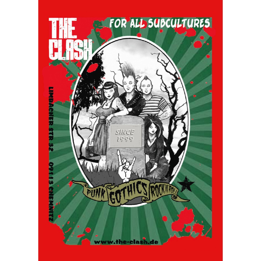 Aufkleber The Clash For all Subcultures Punk Gothics Rock N Roll - gratis