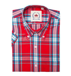 RELCO London Button Down Kurzarmhemd