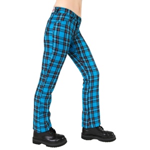 Karohose blautartan Hipster Tartan Black Pistol