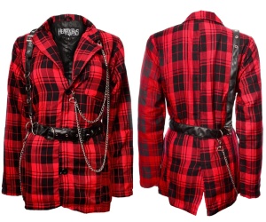 punkiger Blazer Tartan