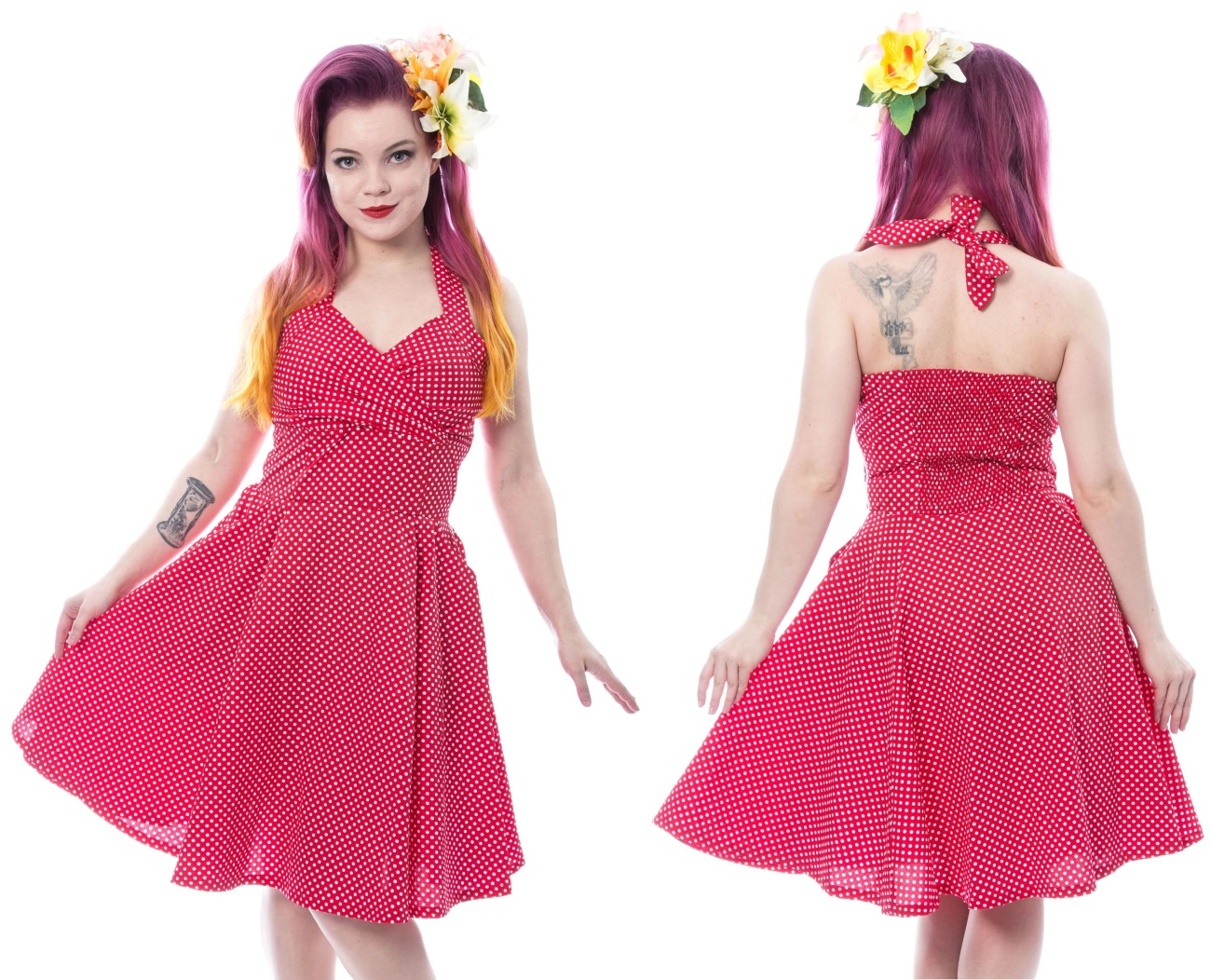 Neckholder Kleid Freya Rockabella