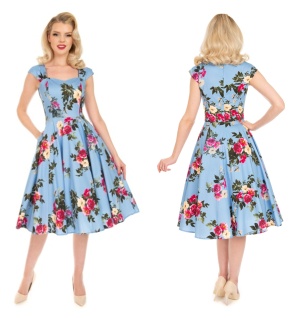 Rock N Roll Kleid Flower