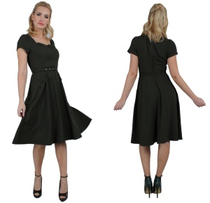 Swing Dress moosgreen Voodoo Vixen