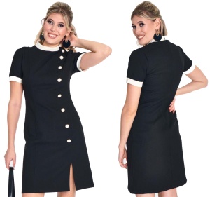 60iger Jahre Kleid Knopf Details
