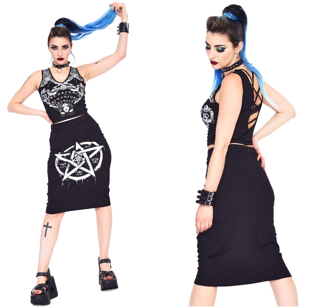 Bleistiftrock/Pencil Skirt Pentagramm