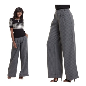Damen Swing Trouser 40iger Jahre Marlene Hose