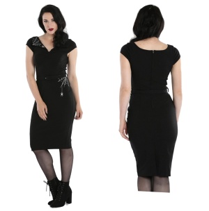 Etui Kleid Pencil Dress Miss Muffet Hellbunny