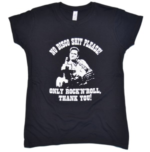 Damen T Shirt - Cash - No Disco Shit